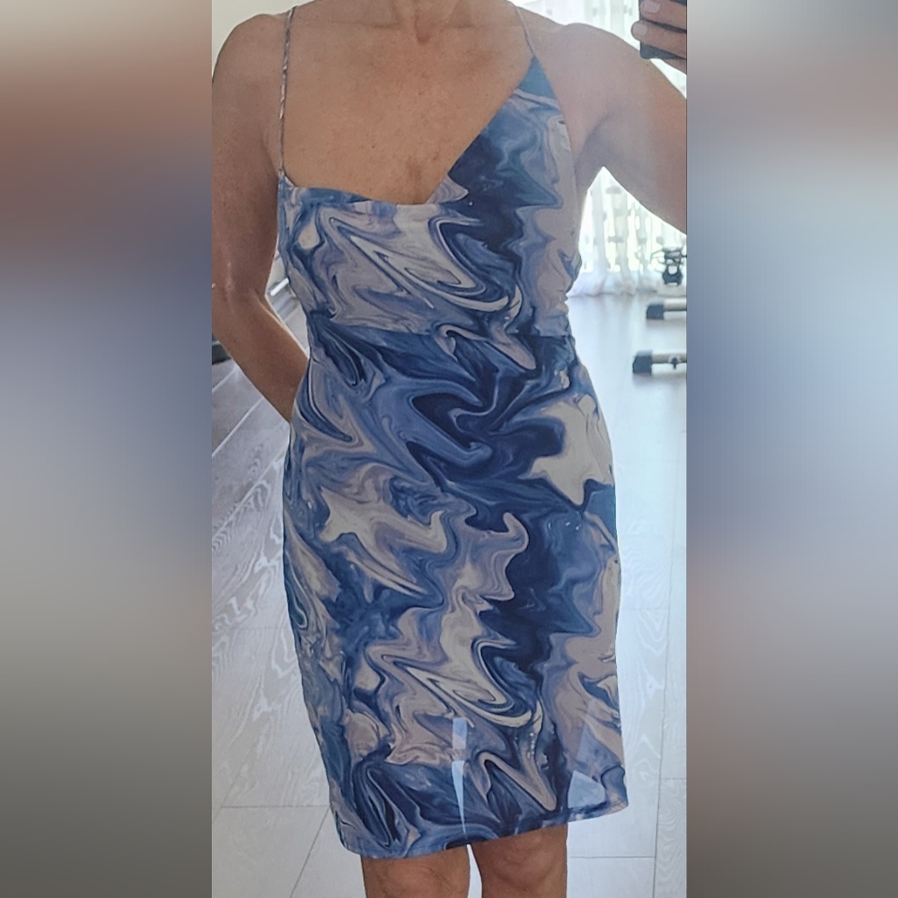 Urban Outfitter backless dress with spaghetti straps that ties on the back